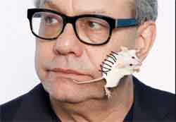 lewis black sews mouse on face
