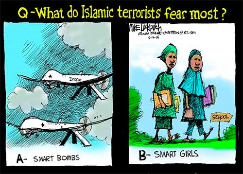Smart  bombs and smart girls