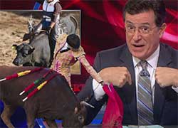 Stephen Colbert  a  white hispanic