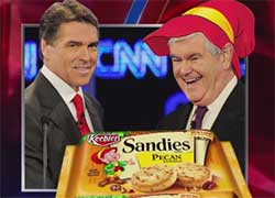 elves rick perry and newt gingrich