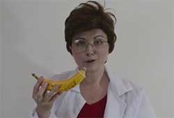 condom on banana lesson