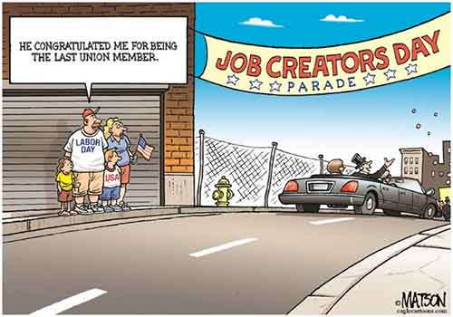 Un Labor day job creators