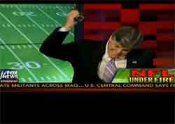 Fox News Sean Hannity defends NFL with belt