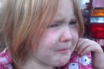 Tearful Colorado  tot 4-year-old Abigael Evans worn down by election, Tired of 'Bronco Obama' and Mitt Romney