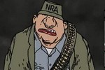 Jim Morin Miami Herald animation: "NRA" Too soon to discuss gun laws  Video