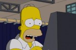 Homer Simpson casts his ballot in 2012 Presidential election and disappears after making the wrong  choice