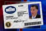 mitt romneys voter ID card
