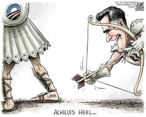Romney Achilles Hell libya