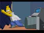 Homer Simpson votes for Romney