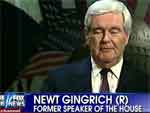 newt gingrich predicts Romnew win by 6