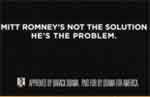 Mitt Romney is the problem not the solution