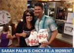 Stupid girl sarah palin endorses Chick-fil-A bigotry 