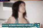 woman marries herself