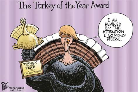 Donald Trump turkey of the year